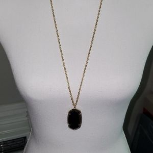 Kendra Scott Reid Faceted Gold/Taupe Necklace